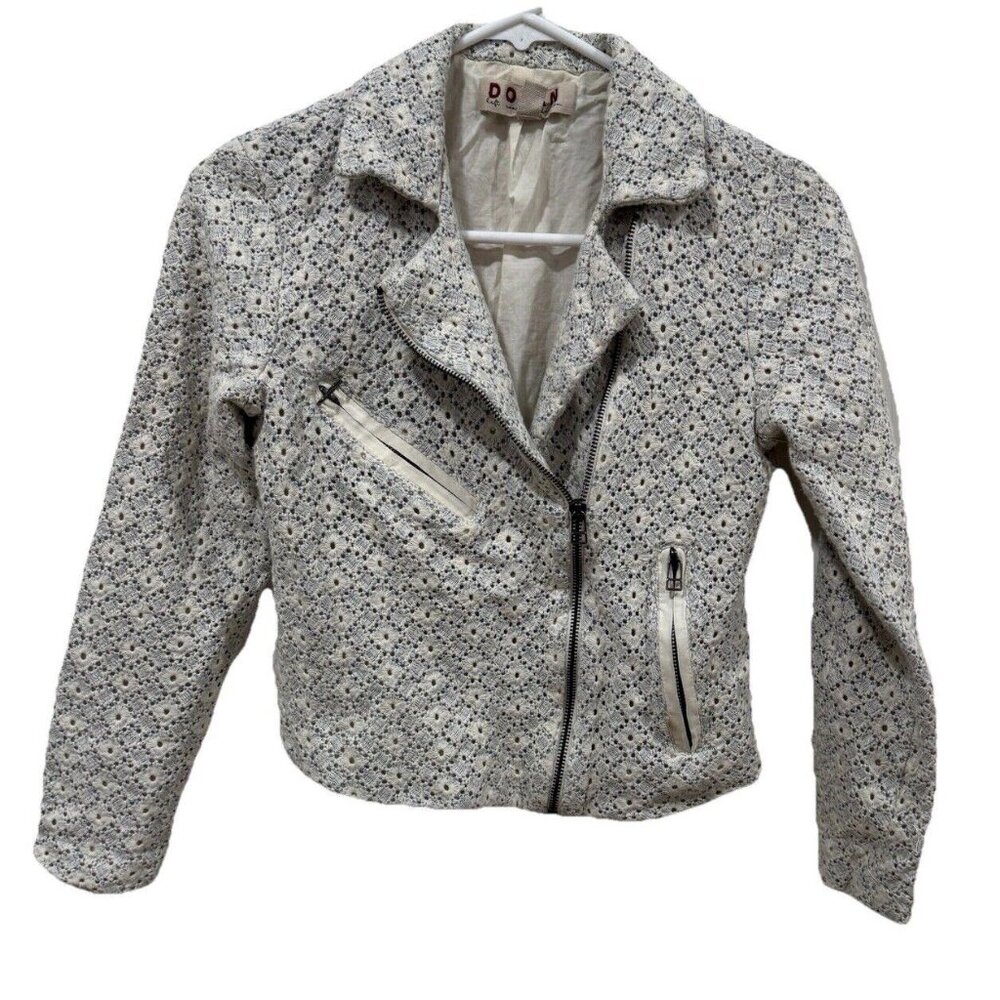 ANTHROPOLOGIE Dolan ROSSI EYELET MOTO JACKET by DOLAN LEFT COAST XS